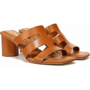 Franco Sarto Flexa Carly Cognac Slide Sandal Sz 9 BNWB